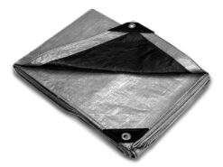 Silver Poly Economy Hurricane Tarps - sold per case-0