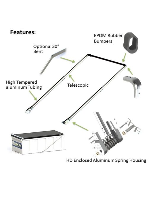 ALUMINUM ARM SYSTEM FOR BODIES UP TO 30' -351