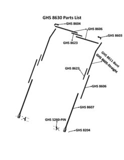 GHS 8630 Build Instructions - Manual - Parts list