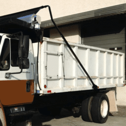 COMPLETE ELECTRIC WIND-UP AND STEEL BENT ARM SYSTEM FOR DUMP TRUCKS UP TO 16 FT. (GHS 5250 CE)