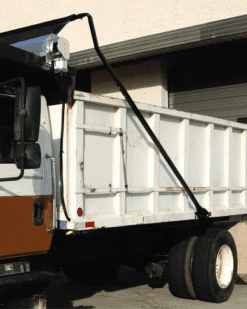 COMPLETE ELECTRIC WIND-UP AND STEEL BENT ARM SYSTEM FOR DUMP TRUCKS UP TO 16 FT. (GHS 5250 CE)