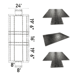 Three Piece Lumber Tarp Set