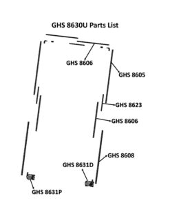 GHS 8630U Build Instructions - Manual - Parts list