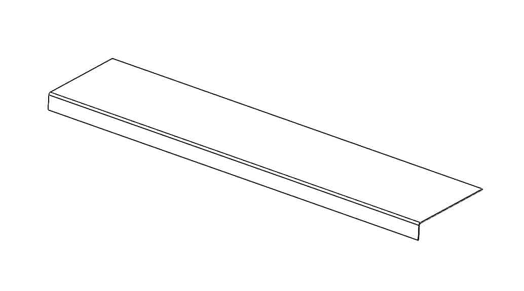 Flat Front Cap for Trailers with Roll Tarp Systems (RTS-FC)